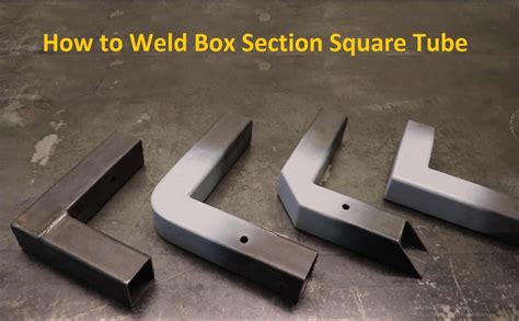 arc welding box section steel|welding box section corners.